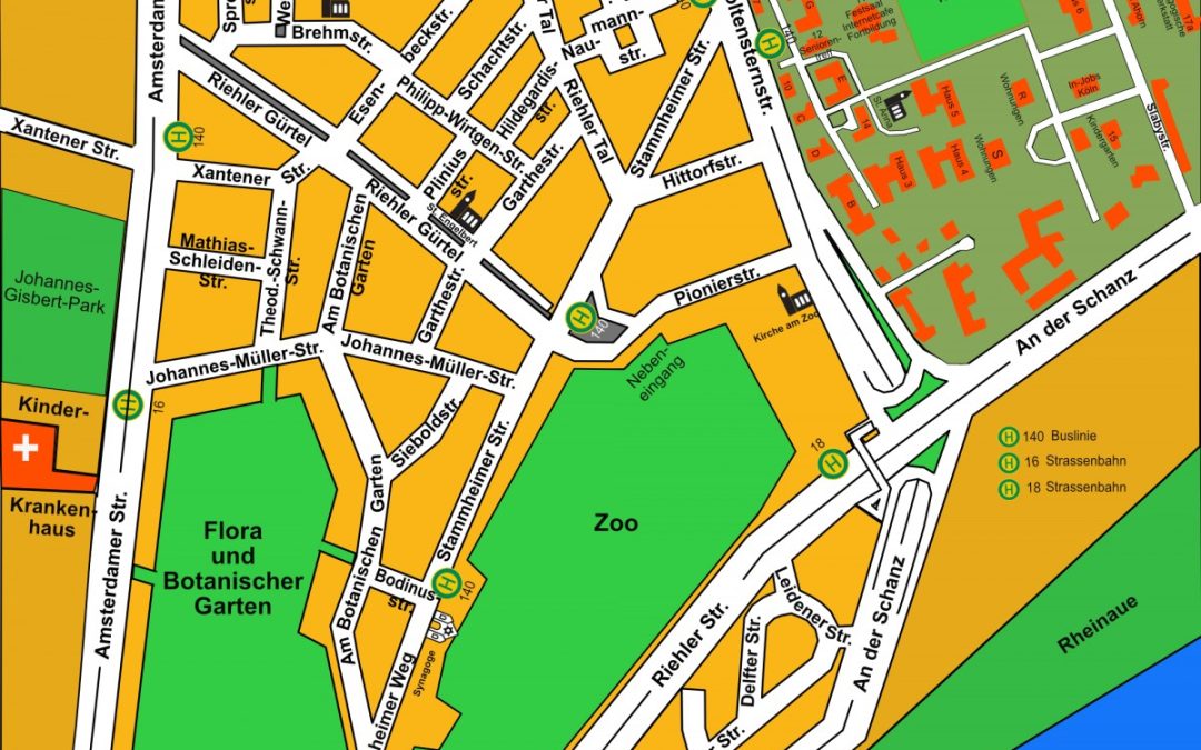 Stadtplan Riehls (Quelle: Herbert Hübner)