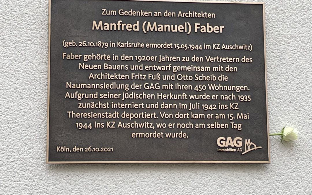 80. Jahrestag der Ermordung des Architekten der Naumann-Siedlung
