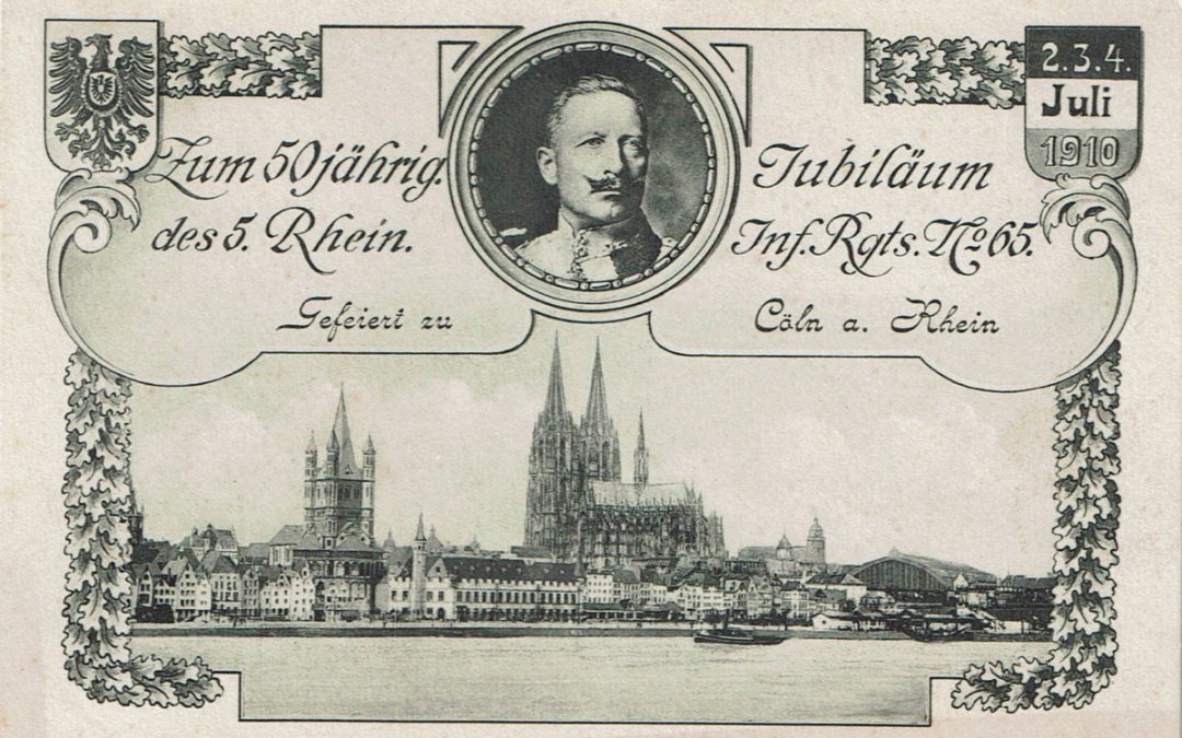 Jubiläum Inf. Reg. 65 im Jahr 1910