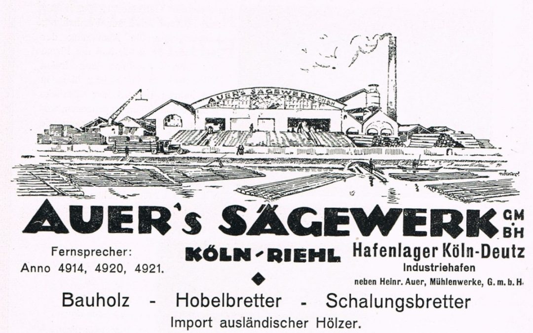 Dampfsägewerk der Fa. Heinrich Auer