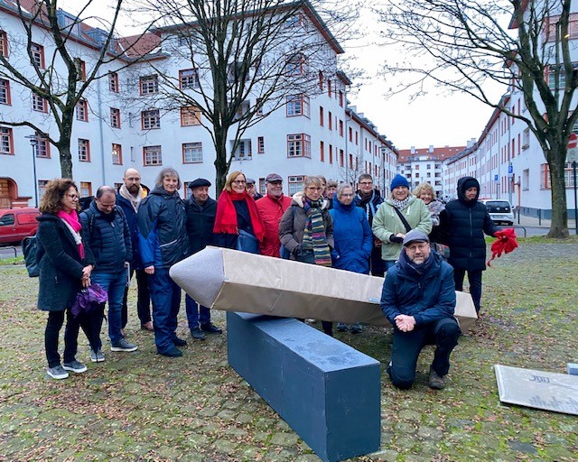 Enthüllung Faber-Denkmal auf dem Naumannplatz